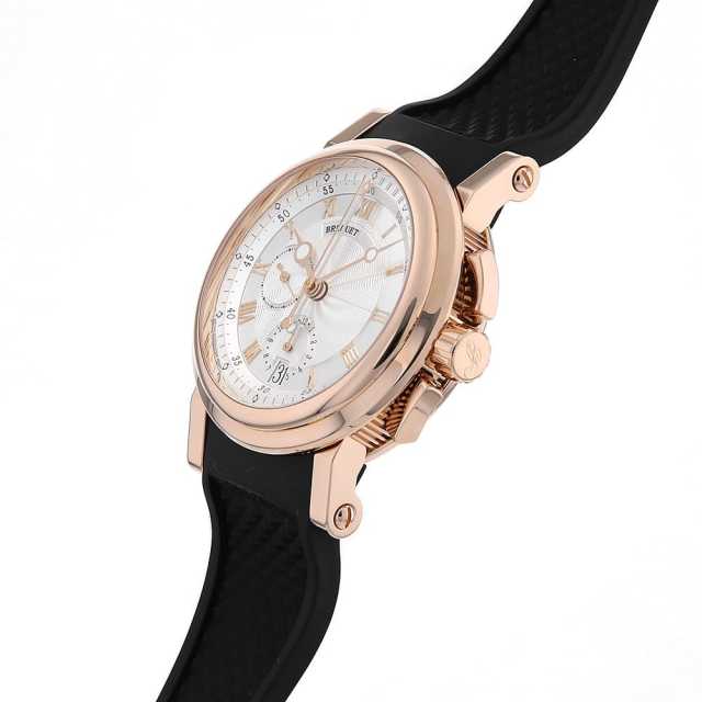 5827BR/12/5ZU シルバー Breguet（ブレゲ）マリーンクロノグラフ 中古