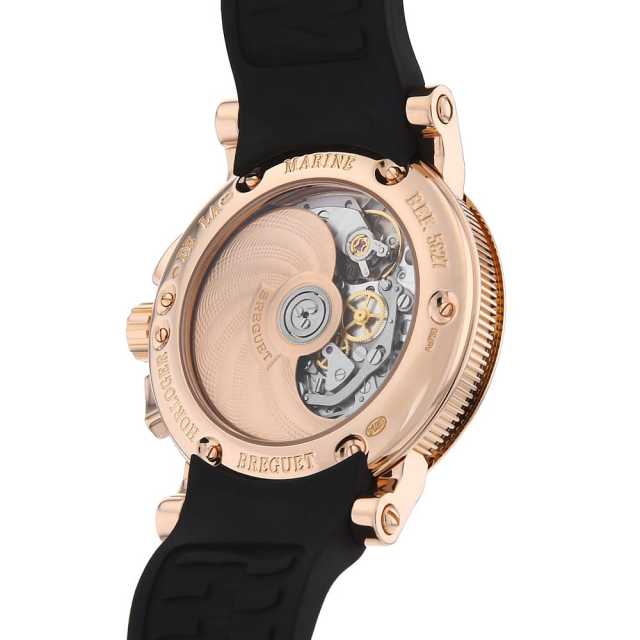 5827BR/12/5ZU シルバー Breguet（ブレゲ）マリーンクロノグラフ 中古