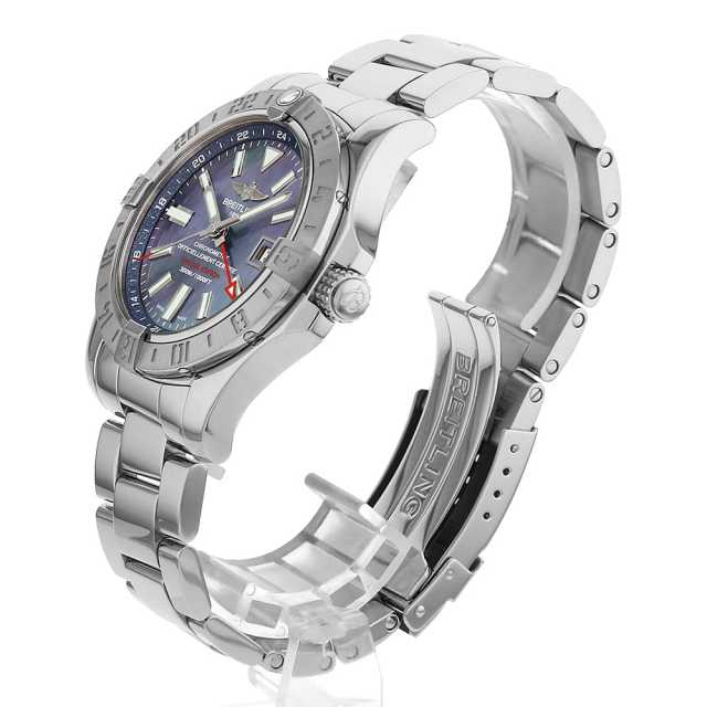 美品 ブライトリング BREITLING A32390 A3239011/C930(A32390) ブルーシェル BREITLING（ブライトリング