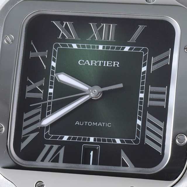 WSSA0062 グリーン Cartier（カルティエ）サントス ドゥ カルティエ