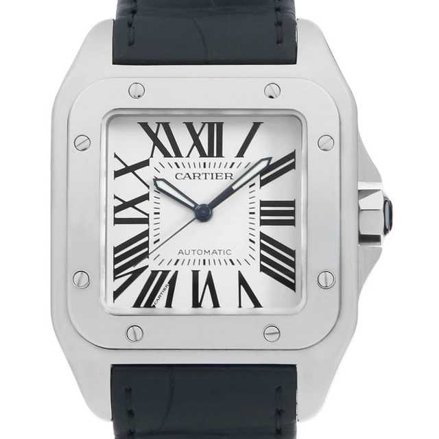 カルティエ サントス100 LM W20073X8 中古 メンズ W20073X8 シルバー Cartier（カルティエ）サントス100 LM 中古 | 東京