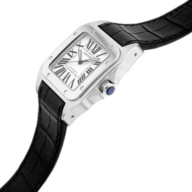 カルティエ サントス100 LM W20073X8 中古 メンズ W20073X8 シルバー Cartier（カルティエ）サントス100 LM 中古 | 東京