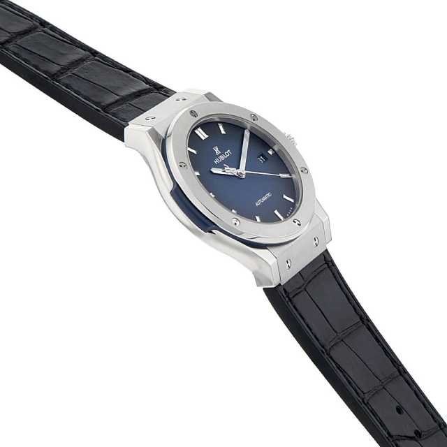 542.NX.6670.LR.JPN18 ブルー HUBLOT（ウブロ）クラシックフュージョン 