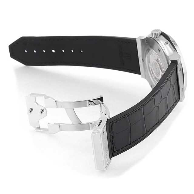 【新品未使用】ＨＵＢＬＯＴ　クラシックフュージョン　アリゲーターストラップ 新品未使用】HUBLOT クラシックフュージョン アリゲーター