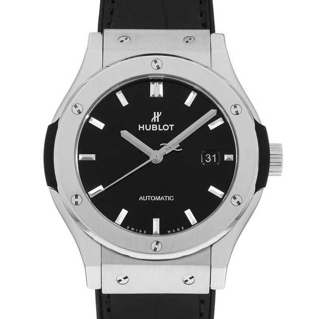 hk1031@プロフ欄に詳細あり　専用 542.NX.1270.LR ブラック HUBLOT（ウブロ）クラシックフュージョン