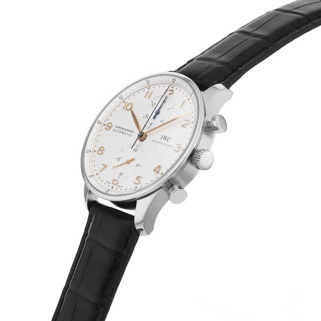 IWC 腕時計 ポルトギーゼ クロノグラフ IW371445 メンズ IW371445 シルバー IWC ポルトギーゼ クロノグラフ 中古 | 東京