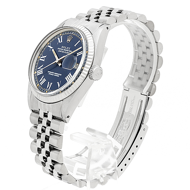 1601 ROLEX（ロレックス） デイトジャスト ブルー/バックリーダイヤル  