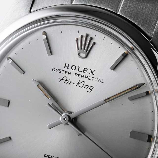 ROLEX Air-King 5500 自動巻き時計 シルバー文字盤 ロレックス AIR KING エアキング Ref.5500 シルバー文字盤 自動