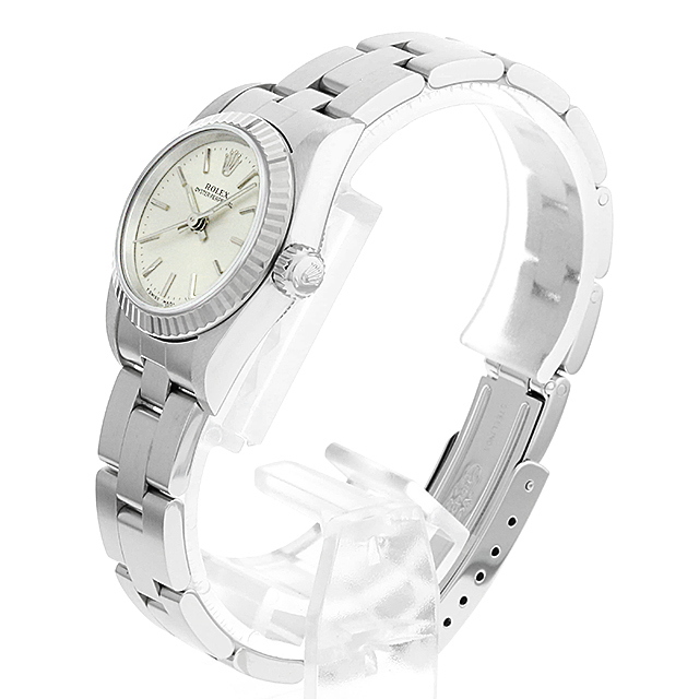 67194 シルバー/バー ROLEX（ロレックス） オイスターパーペチュアル  