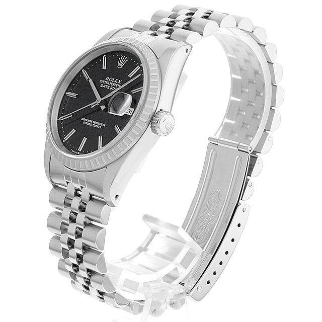 16220 ROLEX（ロレックス） デイトジャスト ブラック/バー 中古 | 東京  