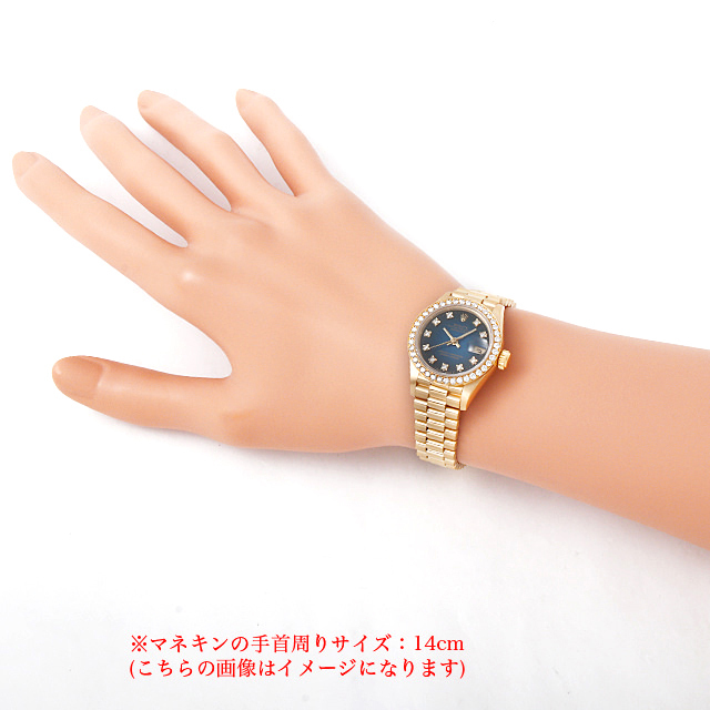デイトジャスト DIA巻 10Pダイヤ ベゼルダイヤ 69138G サブ画像３