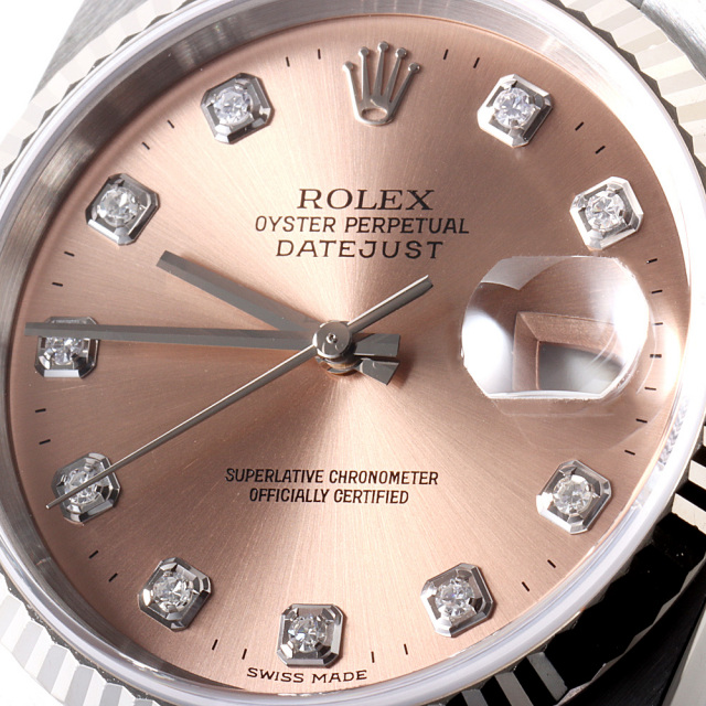 16234G ピンク ROLEX（ロレックス）デイトジャスト 10Pダイヤ 中古  