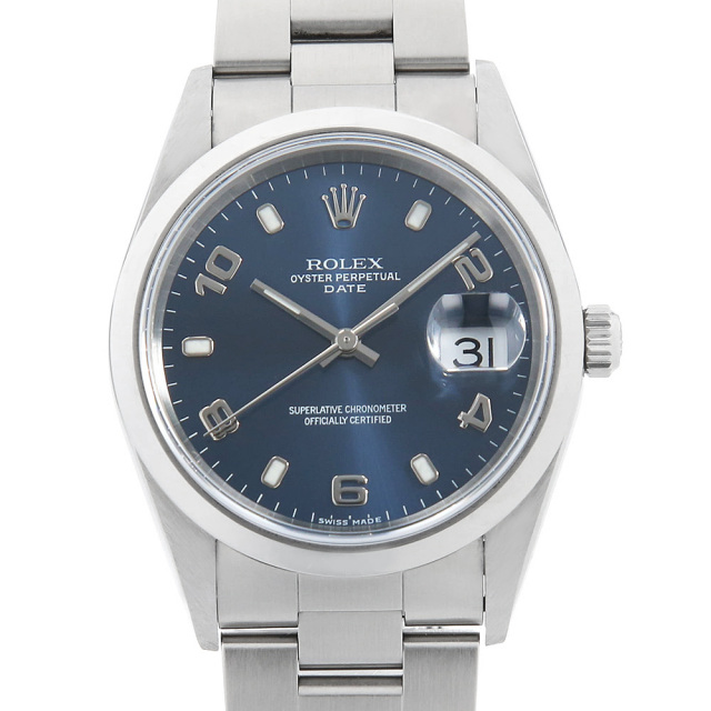 15200 ブルー ROLEX（ロレックス）オイスターパーペチュアル デイト  