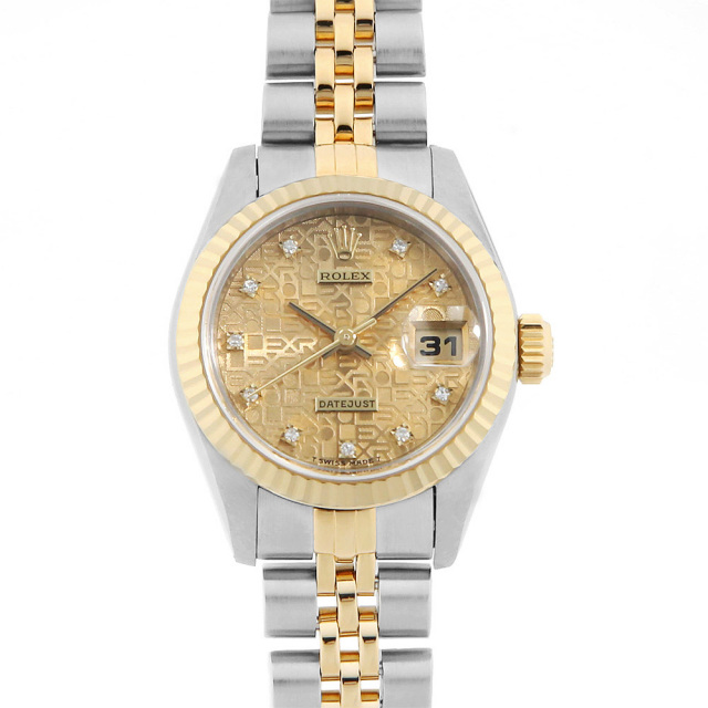 69173G シャンパン ROLEX（ロレックス）デイトジャスト 10Pダイヤ 中古  