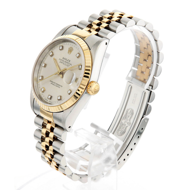 ロレックス ROLEX デイトジャスト コンビ 16233 P番 ルーレット メンズ  