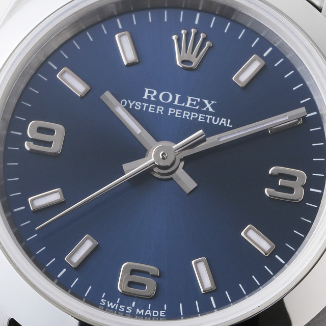 132732 ROLEX ロレックス 76080 オイスターパーペチュアル ブラック  