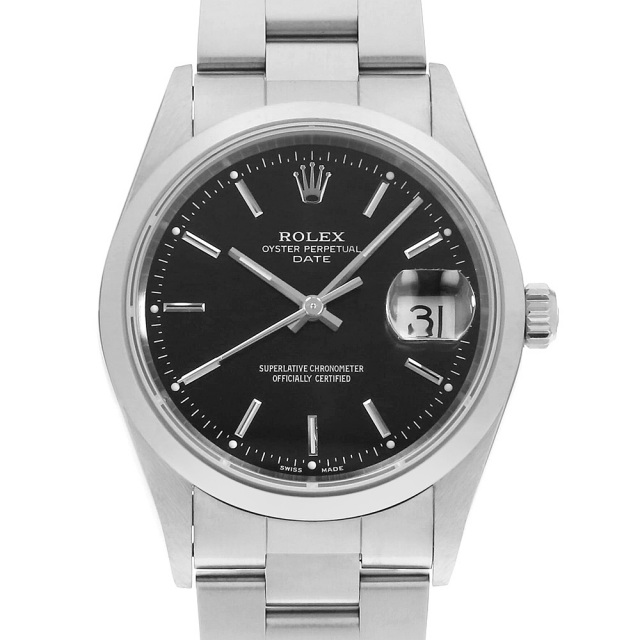 15200 ブラック ROLEX（ロレックス）オイスターパーペチュアル デイト  
