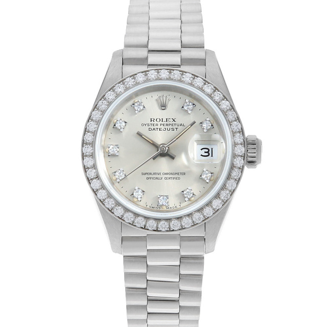 69136G シルバー ROLEX（ロレックス）デイトジャスト ベゼル