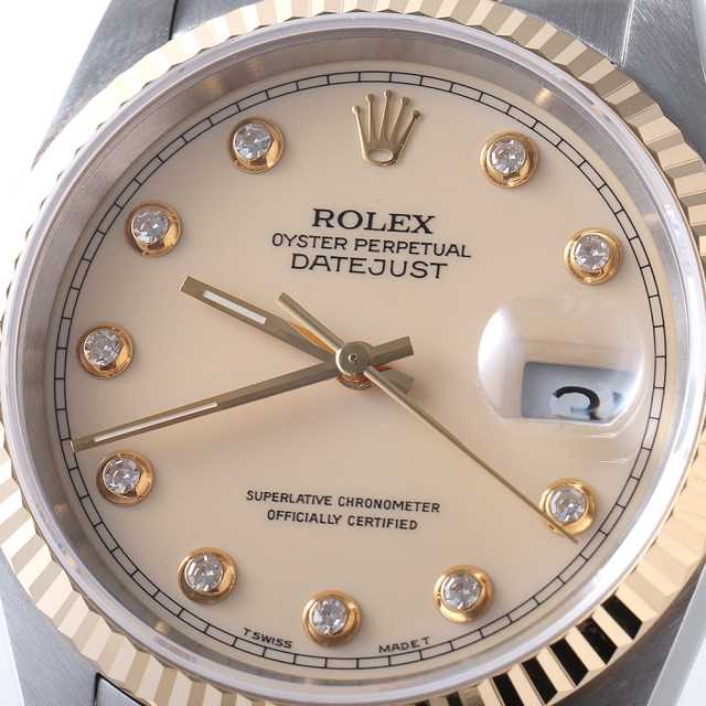 ロレックス デイトジャスト 16233G メンズ 中古