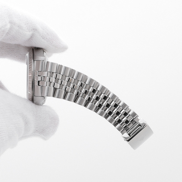 68274G ブラック ROLEX（ロレックス）デイトジャスト 10Pダイヤ 中古