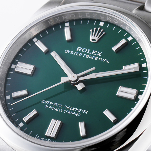 126000 グリーン ROLEX（ロレックス）オイスターパーペチュアル