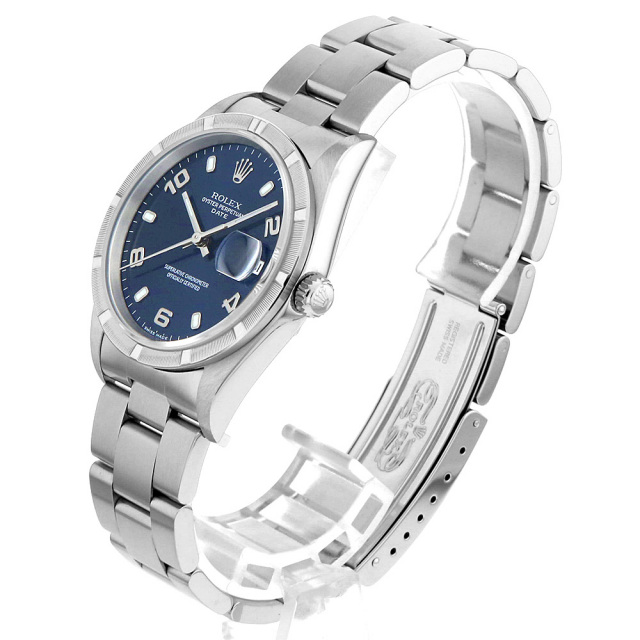 15210 ブルー ROLEX（ロレックス）オイスターパーペチュアル デイト  