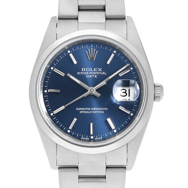 15200 ブルー ROLEX（ロレックス）オイスターパーペチュアル デイト  