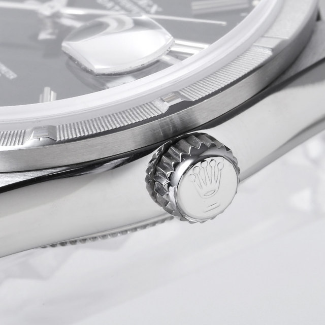 15210 ブラック ROLEX（ロレックス）オイスターパーペチュアル デイト  