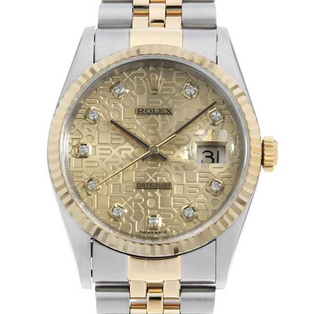 16233G シャンパン ROLEX（ロレックス）デイトジャスト 10Pダイヤ 中古  