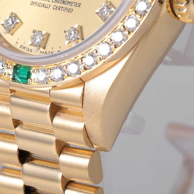 69078G シャンパン ROLEX（ロレックス）デイトジャスト ベゼルダイヤ