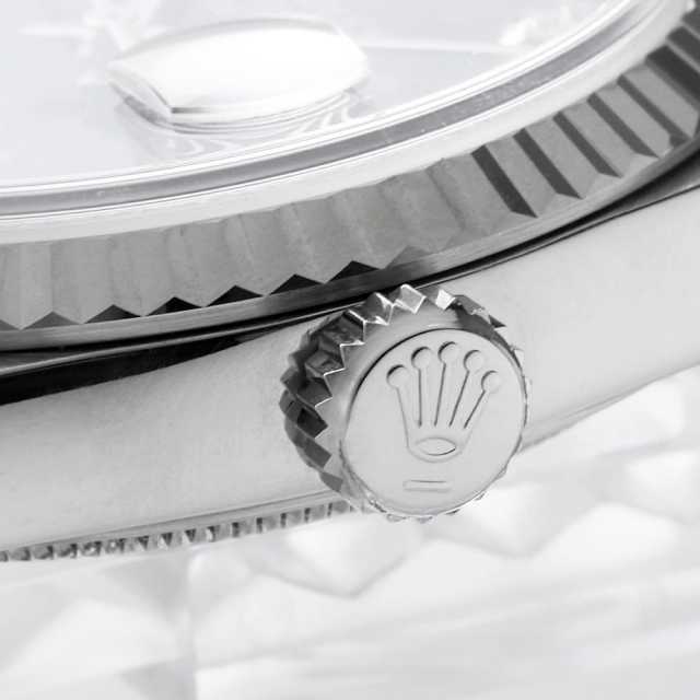 16234G ブラック ROLEX（ロレックス）デイトジャスト 10Pダイヤ