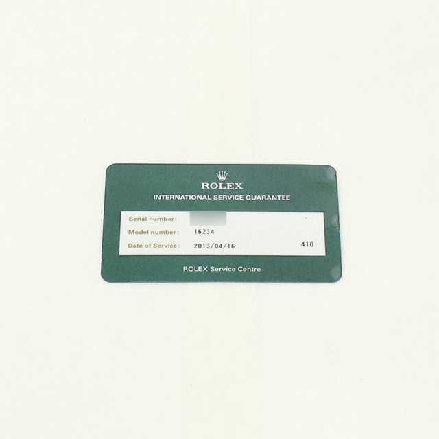ロレックス デイトジャスト 16234 メンズ 中古