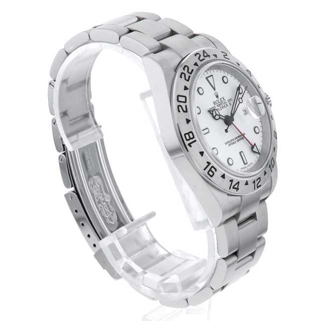 16570 ホワイト ROLEX（ロレックス）エクスプローラーII 中古