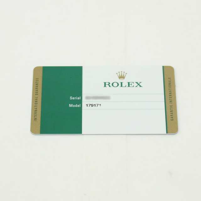 ロレックス デイトジャスト 179171 レディース 中古