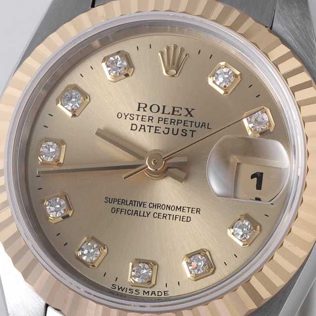 69173G シャンパン ROLEX（ロレックス）デイトジャスト 10P