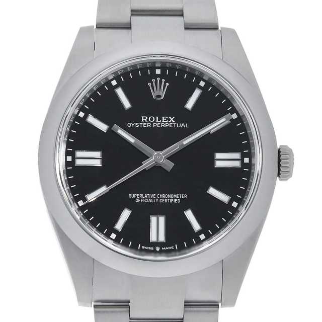 124300 ブラック ROLEX（ロレックス）オイスターパーペチュアル41 中古 