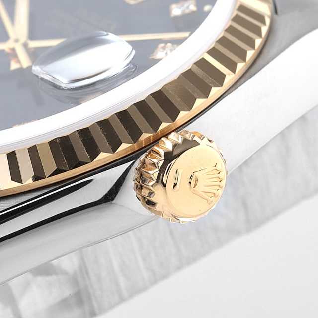 16233G ブラック ROLEX（ロレックス）デイトジャスト 10Pダイヤ 中古