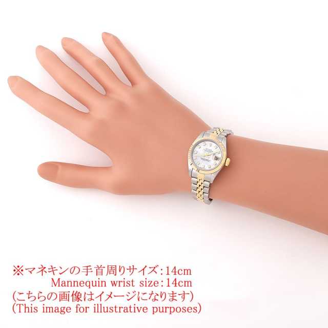 デイトジャスト 10P ダイヤ 白ローマン文字盤 コンビ | ROLEX