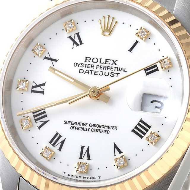Rolex Datejust ロレックス デイトジャスト 16233g 10p 楽天市場】ロレックス 16233G デイトジャスト 10P ダイヤモンド