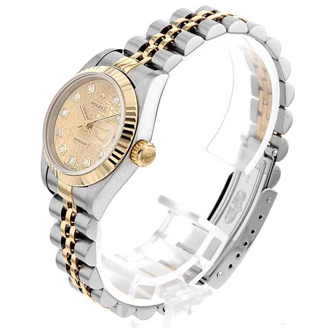 69173G シャンパン ROLEX（ロレックス）デイトジャスト 10P