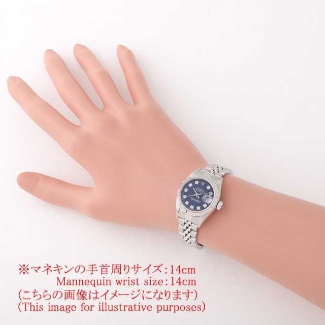 79174G ブルー ROLEX（ロレックス）デイトジャスト 10Pダイヤ