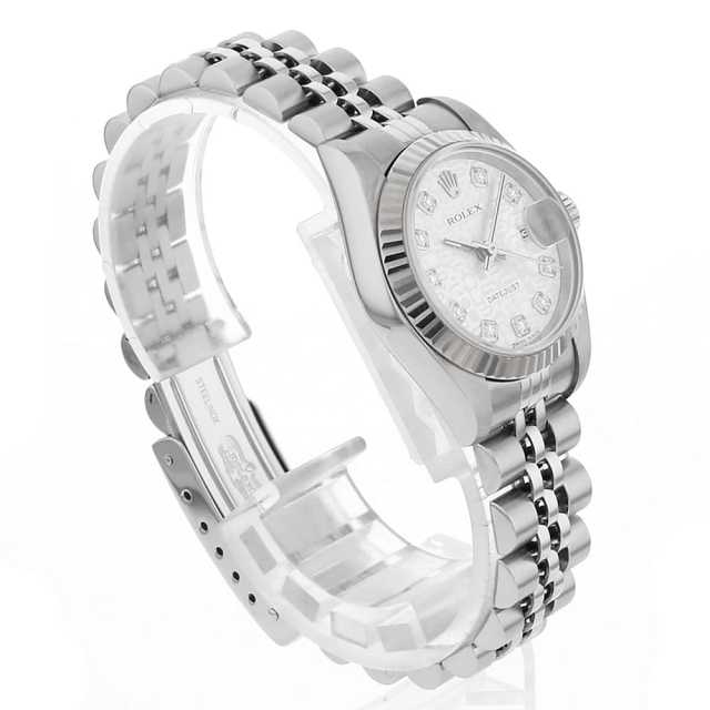 79174G シルバー ROLEX（ロレックス）デイトジャスト 10Pダイヤ 中古