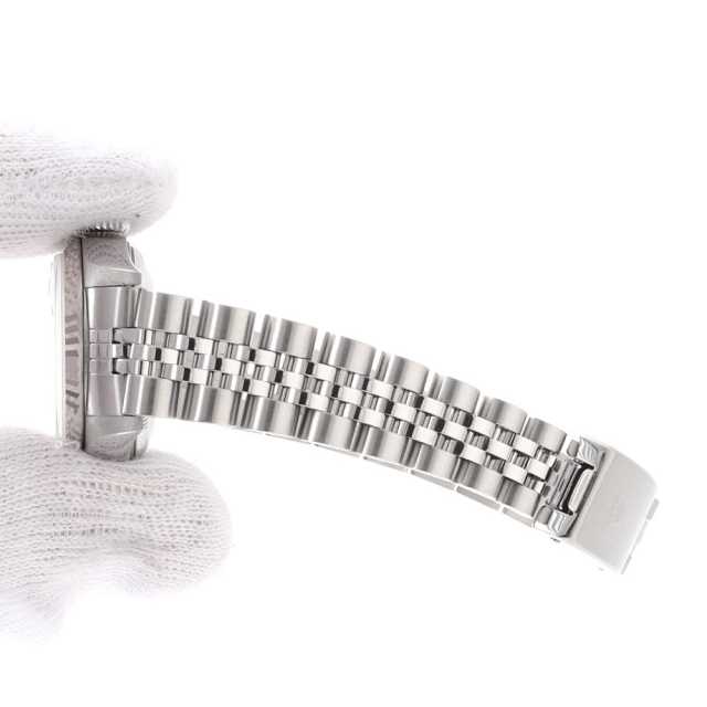美品！ロレックス　デイトジャスト　ss/wg 10pダイヤ　シルバー ロレックス デイトジャスト WGベゼル シルバー10Pダイヤ 116234G