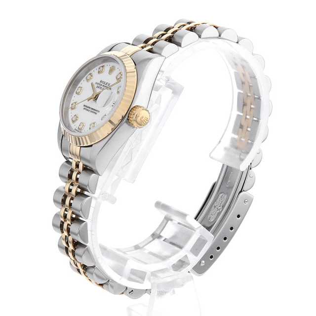 69173G ホワイト ROLEX（ロレックス）デイトジャスト 10Pダイヤ