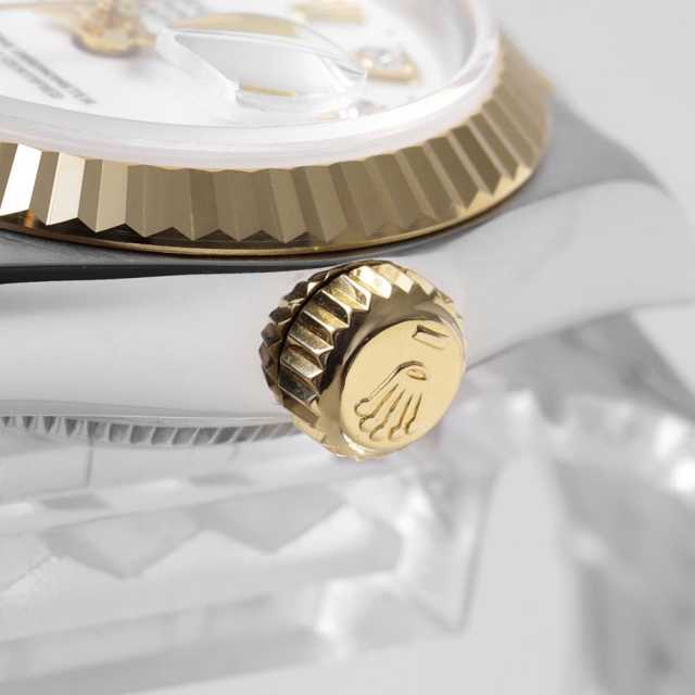 69173G ホワイト ROLEX（ロレックス）デイトジャスト 10Pダイヤ