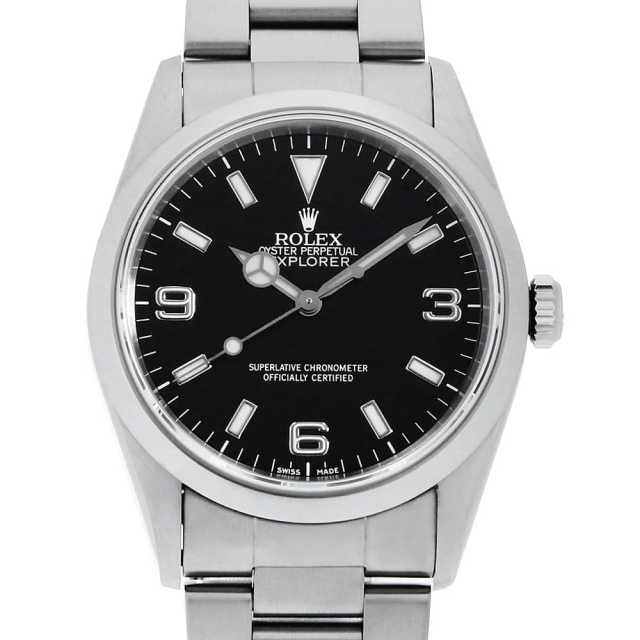 売り切れ必至！ 14270 ブラック ROLEX（ロレックス）エクスプローラーI 中古 果物