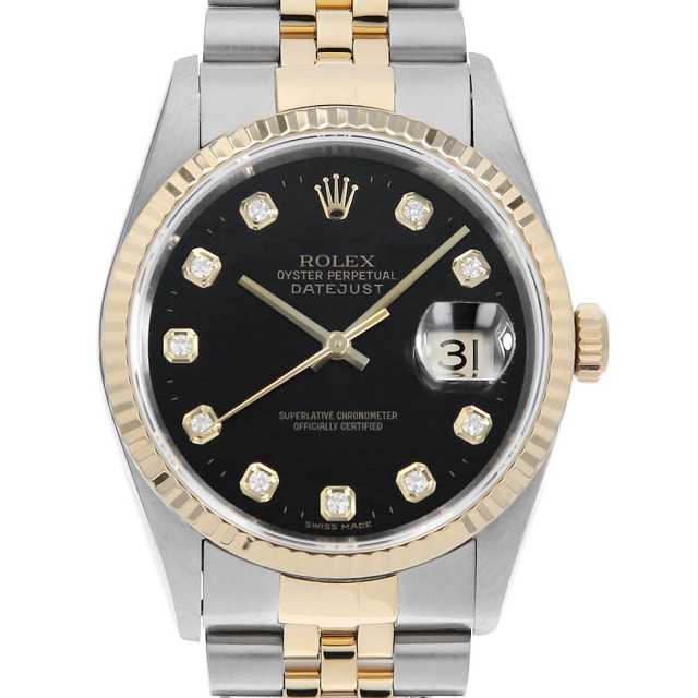 【ROLEX】ロレックス デイトジャスト10pダイヤモンド ロレックス デイトジャスト 10Pダイヤ レディース 2002年～2003
