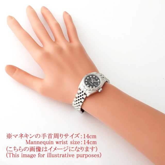 ROLEX ロレックス デイトジャスト ランダム10Pダイヤ黒文字179174G ROLEX 179174G V番 デイトジャスト 黒文字盤 10Pダイヤ 保証書