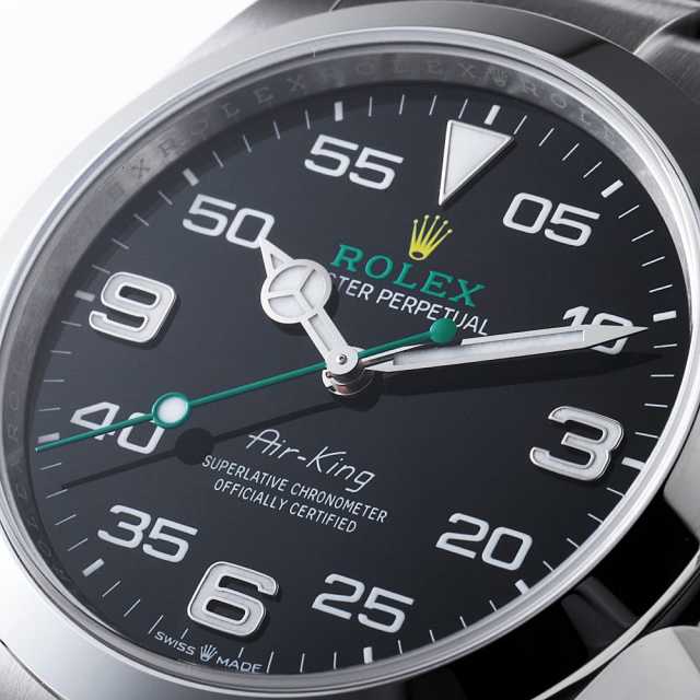 海外販促品 新品 ROLEX掛け時計 エアキング　シルバー/ブラック 海外販促品 新品 ROLEX掛け時計 エアキング シルバー/ブラック