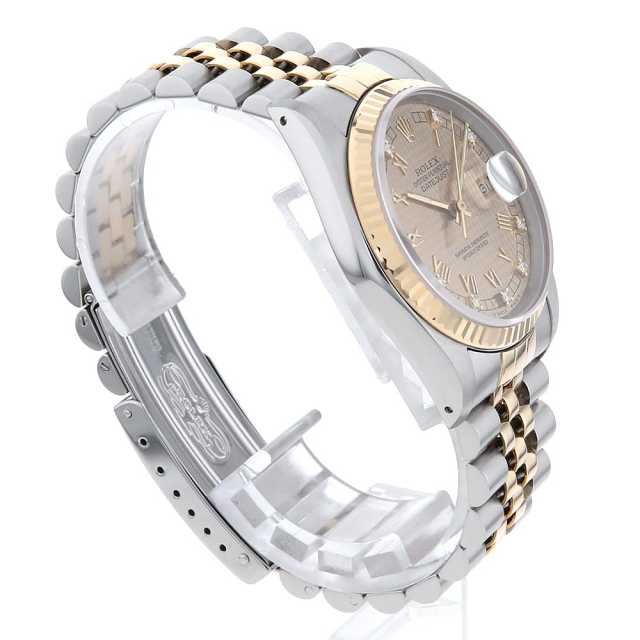 ロレックス★３コマ★16233G★ROLEX 16233G シャンパン ROLEX（ロレックス）デイトジャスト 10P